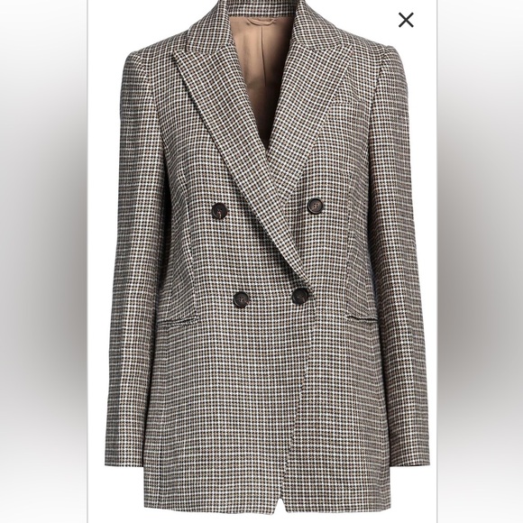 NWT Brunello Cucinelli Italy Women's Classic Blazer Monili Size 36 - Picture 2 of 13